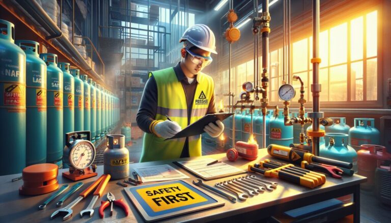 precauciones esenciales al trabajar con gas propano